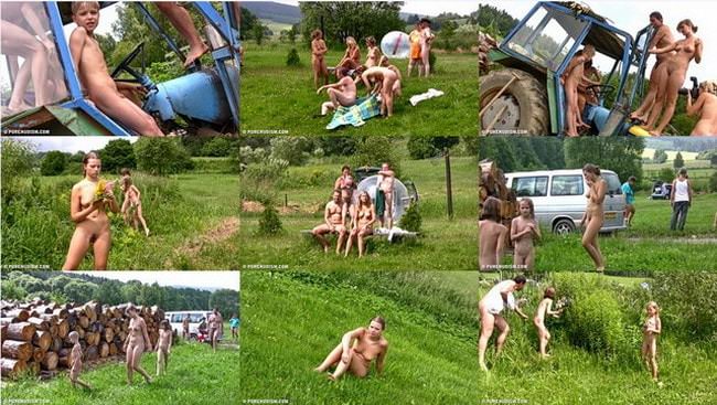 Outdoor nudism video - Grassy outdoor fitness [ヌーディズムについて学ぶ]